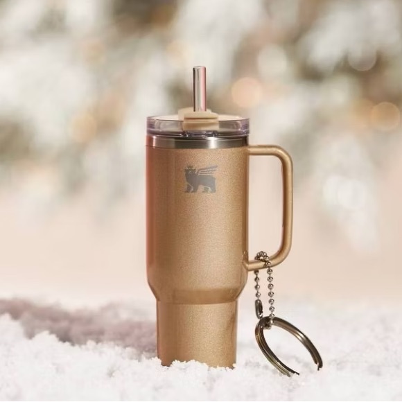 Stanley Tumbler Keychain/Christmas Tree Ornament - Picture 3 of 4